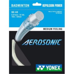 Badmintonový výplet Yonex Aerosonic, 0,61mm, 10m, WHITE