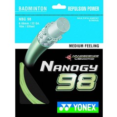 Badmintonový výplet Yonex Nanogy 98, 0,66mm, 200m, GOLD