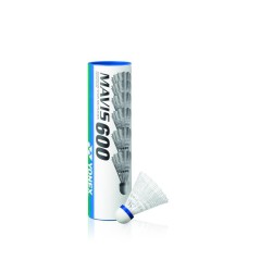 Badmintonové míče Yonex Mavis 600 plastové (bal. 6ks), bílé