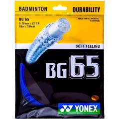 Badmintonový výplet Yonex BG 65, 0,70mm, 10m