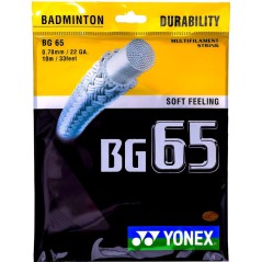 Badmintonový výplet Yonex BG 65, 0,70mm, 10m