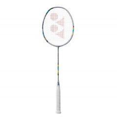 Badmintonová raketa Yonex NANOFLARE 700 TOUR, SILVER/SKY BLUE, 4UG5