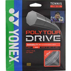 Tenisový výplet Yonex Poly Tour DRIVE 125, 1,25mm, 12m, stříbrný