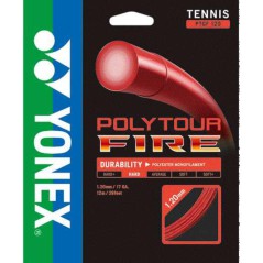 Tenisový výplet Yonex Poly Tour FIRE 120, 1,20mm, 12m, červený