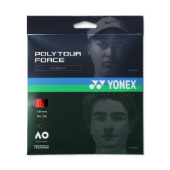 Tenisový výplet Yonex Poly Tour FORCE, 1,25mm, 12m, Bright Red