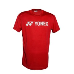 Triko trénink nápis YONEX, červené, dětské
